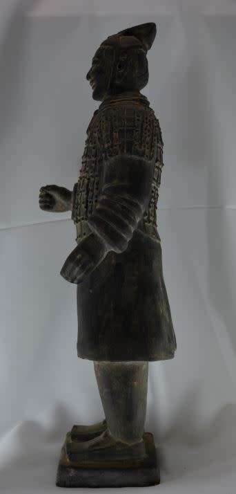 LARGE 48CMS 3,5 KILOS CHINESE TERRACOTTA ARMY WARRIOR -  REPLICA - from SUEZYT