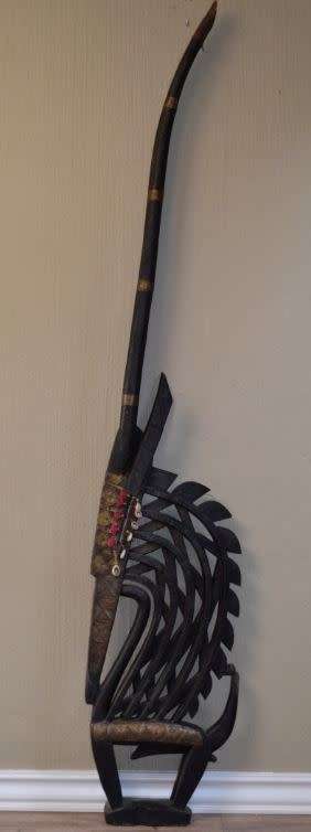 AFRICAN BAMBARA BAMANA CHIWARA ANTELOPE MALI TRIBAL HEADDRESS - from SUEZYT