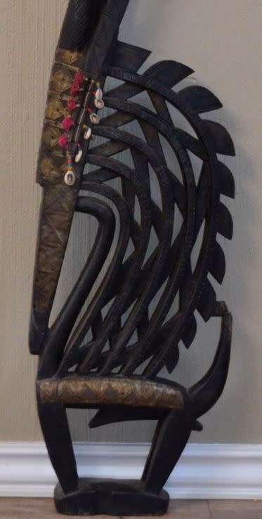 AFRICAN BAMBARA BAMANA CHIWARA ANTELOPE MALI TRIBAL HEADDRESS - from SUEZYT
