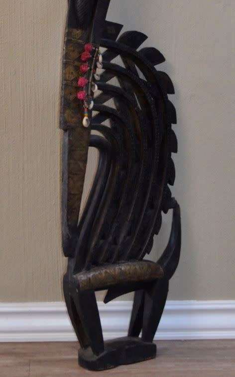 AFRICAN BAMBARA BAMANA CHIWARA ANTELOPE MALI TRIBAL HEADDRESS - from SUEZYT