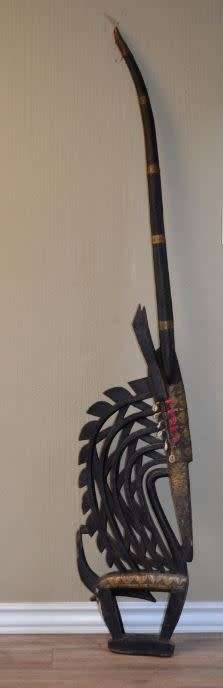 AFRICAN BAMBARA BAMANA CHIWARA ANTELOPE MALI TRIBAL HEADDRESS - from SUEZYT