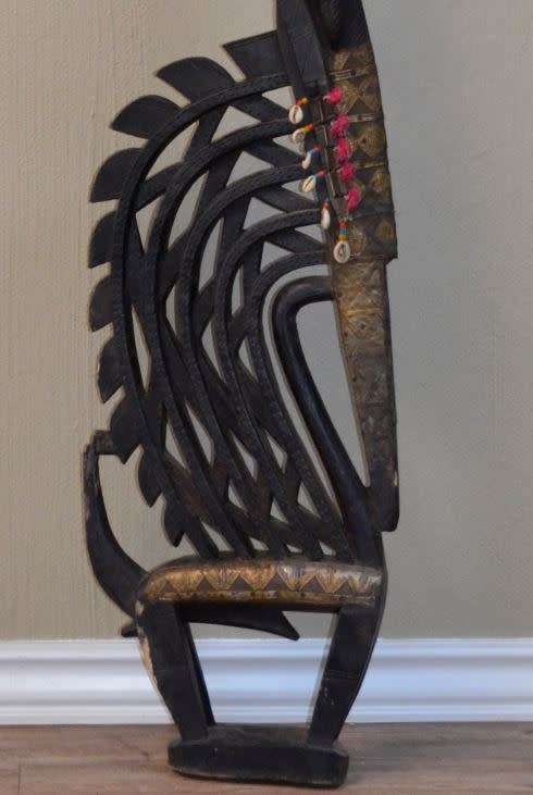 AFRICAN BAMBARA BAMANA CHIWARA ANTELOPE MALI TRIBAL HEADDRESS - from SUEZYT