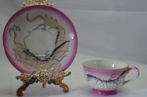 23 PIECE JAPANESE DRAGONWARE TEA SET - from SUEZYT
