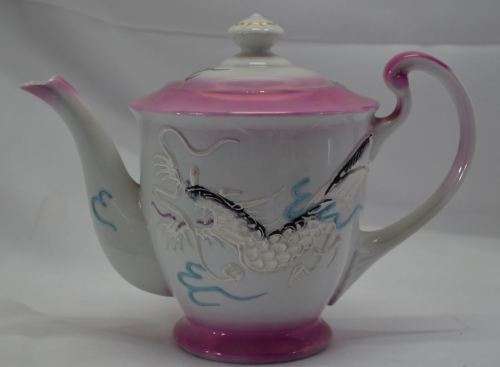 23 PIECE JAPANESE DRAGONWARE TEA SET - from SUEZYT
