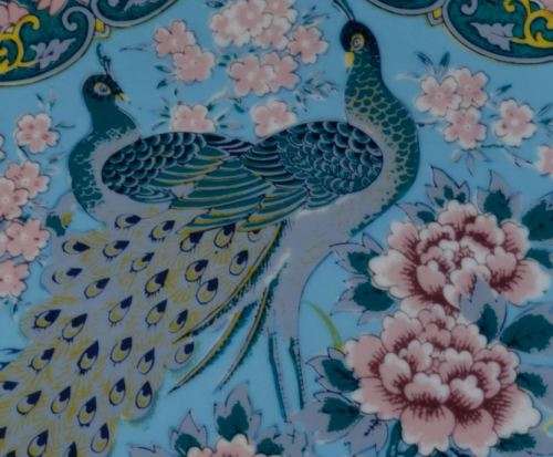 PEACOCK IMARI PLATE - from SUEZYT