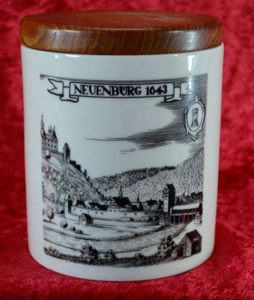 VINTAGE BAVARIAN STORAGE CANISTER - NUENBURG 1643 - from SUEZYT