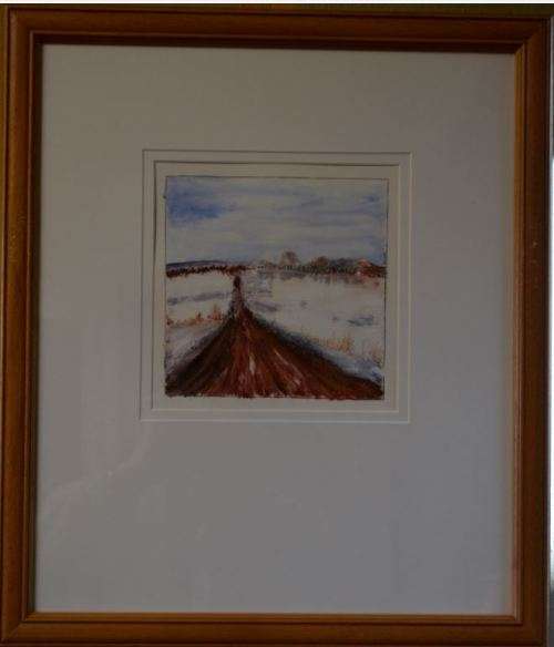 ROAD TO NOWHERE - SIGNED OIL PAINTING - from SUEZYT
