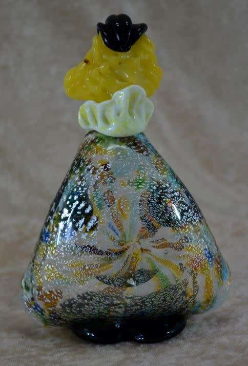 "reserved for cgbooysen" CUTE AND COLOURFUL MURANO GLASS CLOWN - from SUEZYT