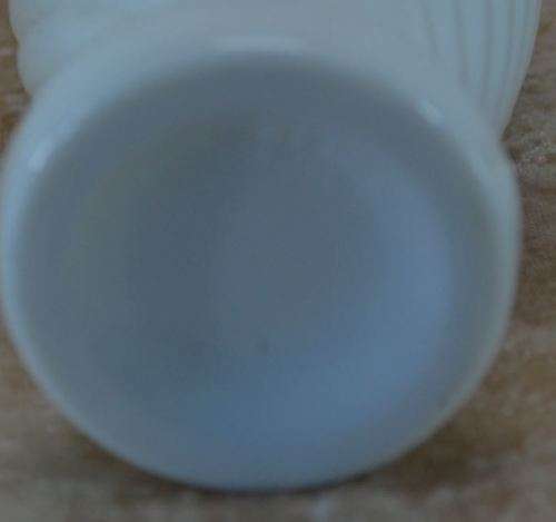 MILK GLASS VINTAGE DECANTER - ITALY - from SUEZYT