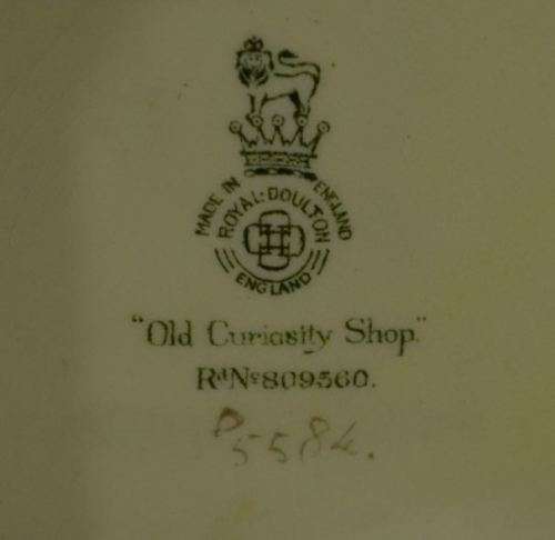 ROYAL DOULTON JUG OLD CUROSITY SHOP - from SUEZYT