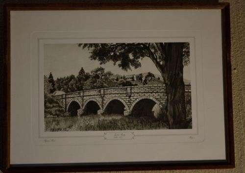 PILGRIMS REST - OLD HISTORICAL PRINT 2 OF 5 - JOUBERT BRIDGE - from SUEZYT