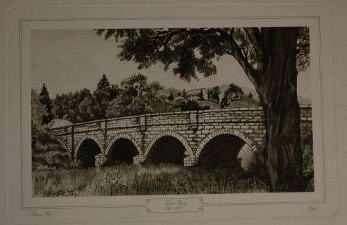 PILGRIMS REST - OLD HISTORICAL PRINT 2 OF 5 - JOUBERT BRIDGE - from SUEZYT