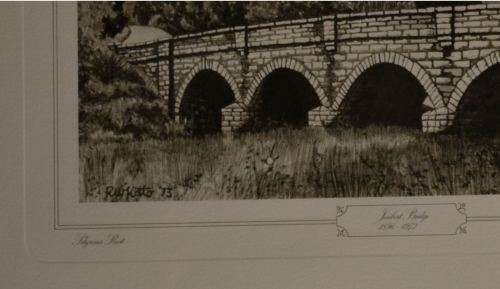 PILGRIMS REST - OLD HISTORICAL PRINT 2 OF 5 - JOUBERT BRIDGE - from SUEZYT