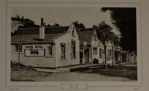 PILGRIMS REST - OLD HISTORICAL PRINT 4 OF 5 - THE ROYAL HOTEL - from SUEZYT