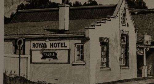 PILGRIMS REST - OLD HISTORICAL PRINT 4 OF 5 - THE ROYAL HOTEL - from SUEZYT