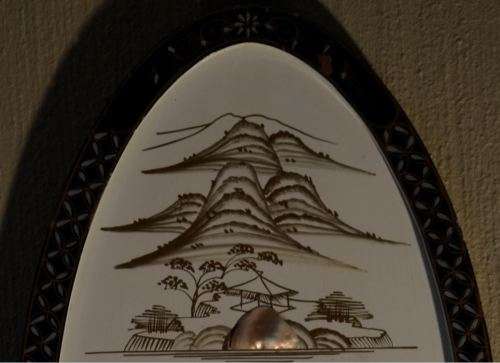 STUNNING JAPANESE MOTHER OF PEARL ORIENTAL WALL ART  (4)- VINTAGE - from SUEZYT