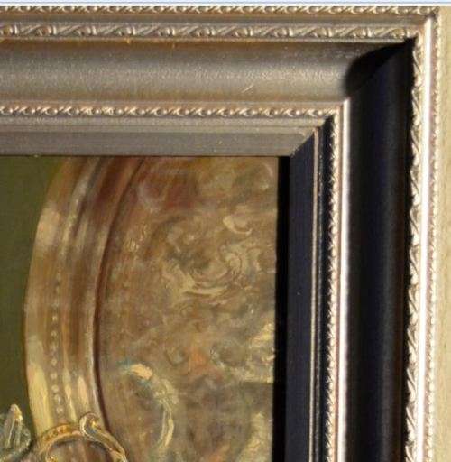 HENRY JOHN DYKMAN ORIGINAL STILL LIFE - SILVERWARE - OILS ON BOARD from SUEZYT