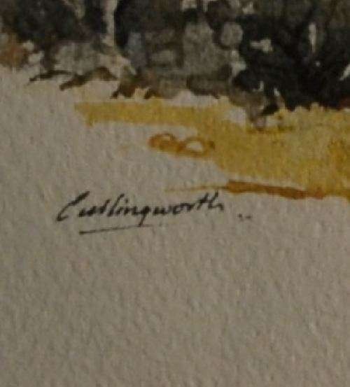KLEIN CONSTANTIA by JOHN CULLINGWORTH - ORIGINAL WATER COLOUR - from SUEZYT