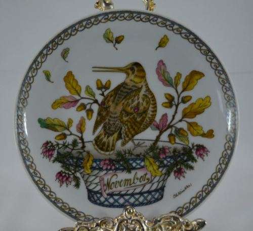 HUTSCHENREUTHER PLATE - NOVEMBER - from SUEZYT