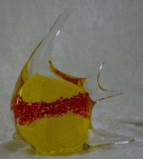 GLASS FISH  PAPER WEIGHT -  from SUEZYT