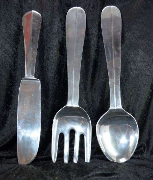 GIANT METAL WALL ART- CUTLERY - from SUEZYT