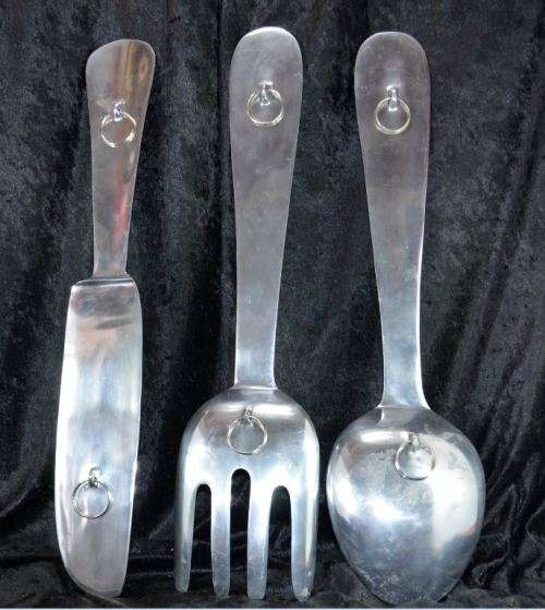 GIANT METAL WALL ART- CUTLERY - from SUEZYT