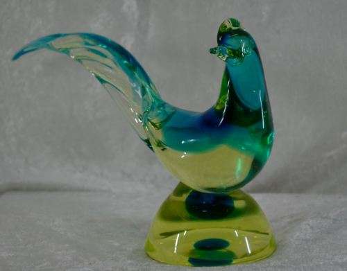 RESERVED STUNNING MURANO "VETROFUSIONE"  BIRD OF PARADISE - from SUEZYT