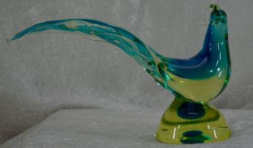 RESERVED STUNNING MURANO "VETROFUSIONE"  BIRD OF PARADISE - from SUEZYT