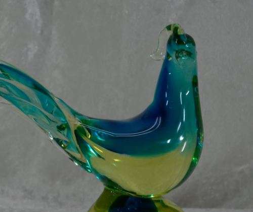 RESERVED STUNNING MURANO "VETROFUSIONE"  BIRD OF PARADISE - from SUEZYT