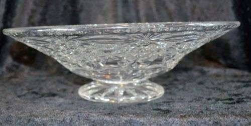 CRYSTAL FOOTED FRUIT BOWL = from SUEZYT