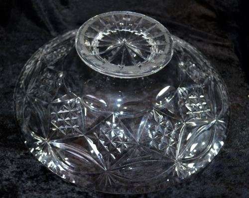 CRYSTAL FOOTED FRUIT BOWL = from SUEZYT