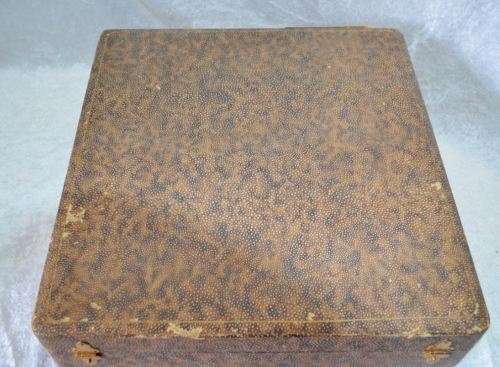 VINTAGE ORMOLU & PETIT POINT VANITY/DRESSING TABLE SET - IN ORIGINAL CASE - from SUEZYT
