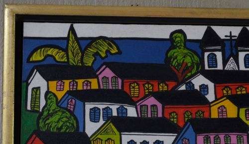BRAZILIAN ARTIST EVANDRO NORBIM SIGNED ACRYLIC ON CANVAS -  from SUEZYT