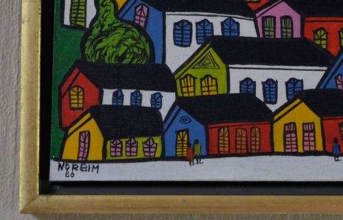 BRAZILIAN ARTIST EVANDRO NORBIM SIGNED ACRYLIC ON CANVAS -  from SUEZYT