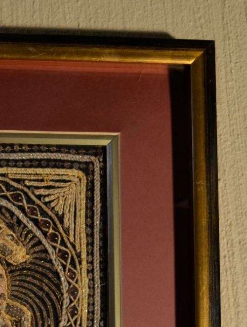 BURMESE KALAGA TAPESTRY - HORSE (2/2) - VINTAGE - from SUEZYT