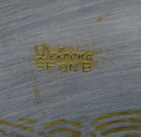 LARGE DEKRONA SILVER PLATE ON BRASS TRAY FOR RE-PLATING - from SUEZYT