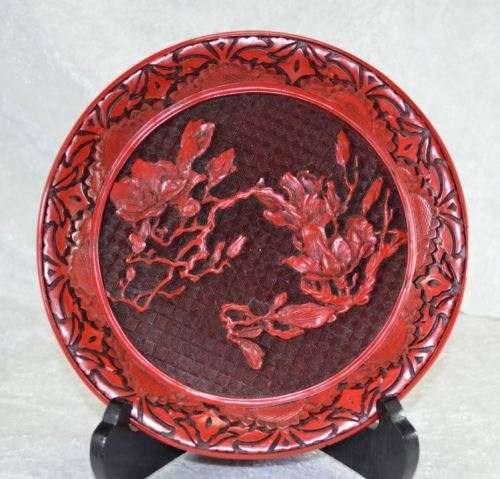 RESERVED FOR CULL1NGWORTH CHINESE CINNABAR PLATE - from SUEZYT