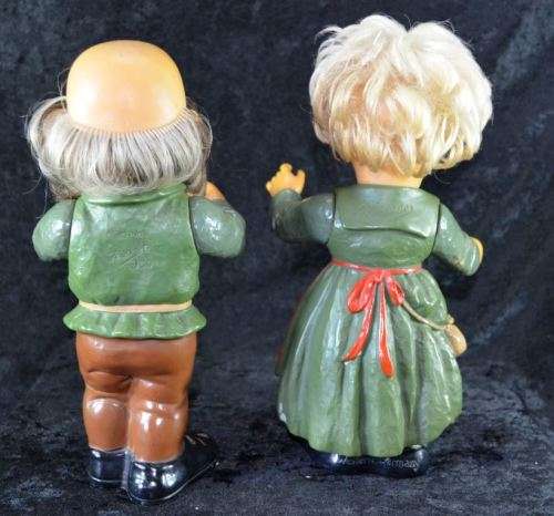 HEISSNER MR & MRS GNOMES - VINTAGE FROM WEST GERMANY - from SUEZYT