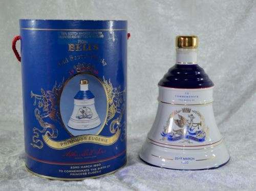 BELL'S WHISKY DECANTER PRINCESS EUGENIE - FULL - BOXED - from SUEZYT