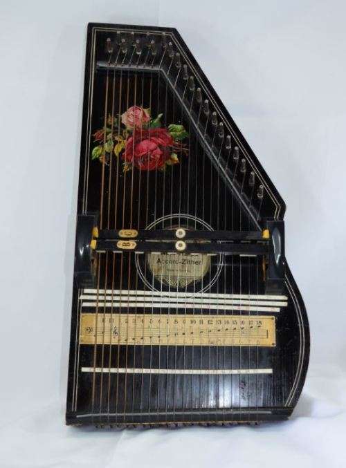 21 STRING AUTO-HARPS ACCORD ZITHER - VINTAGE GERMAN - from SUEZYT