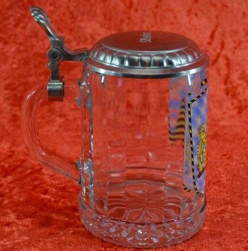 GERMAN GLASS TANKARD  -  FROM SUEZYT