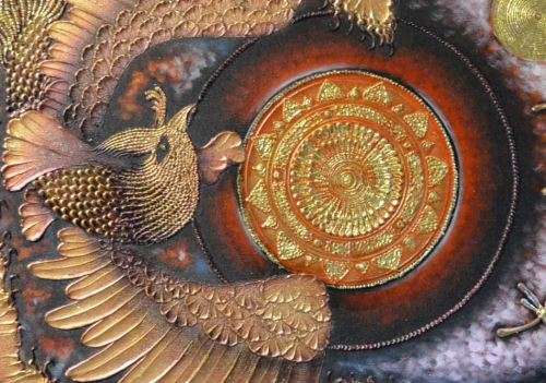"PHOENIX" - ORIGINAL OIL ON CANVAS  - from SUEZYT