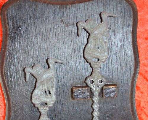 WWI HOLLAND BATTLE OF TEXEL PEWTER SPOONS - from SUEZYT