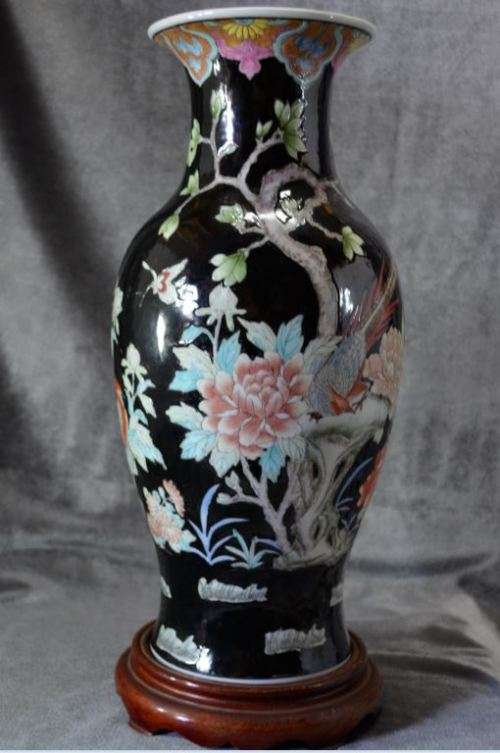 CHINESE VASE BIRDS AND FLOWERS - from SUEZYT