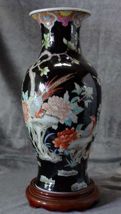CHINESE VASE BIRDS AND FLOWERS - from SUEZYT