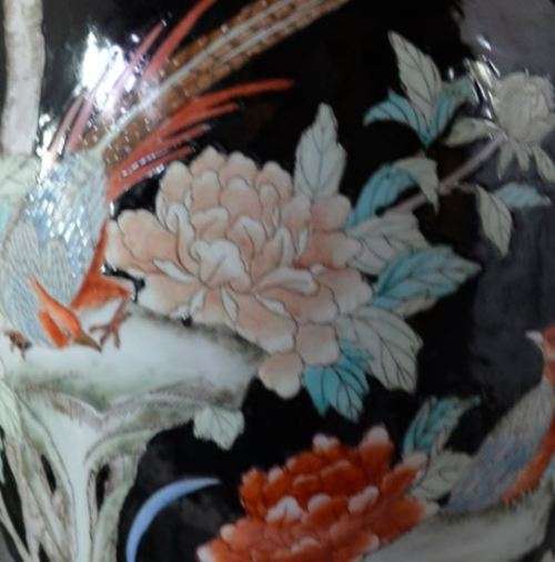 CHINESE VASE BIRDS AND FLOWERS - from SUEZYT