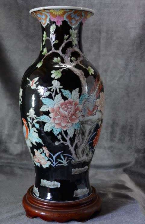CHINESE VASE BIRDS AND FLOWERS - from SUEZYT