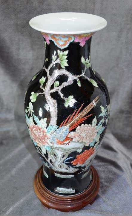 CHINESE VASE BIRDS AND FLOWERS - from SUEZYT