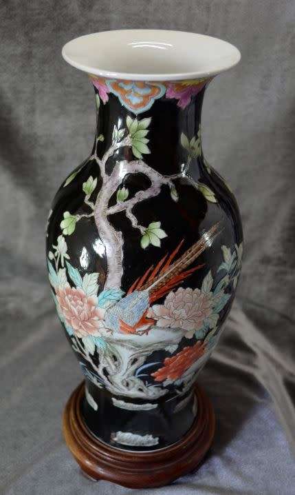 CHINESE VASE BIRDS AND FLOWERS - from SUEZYT