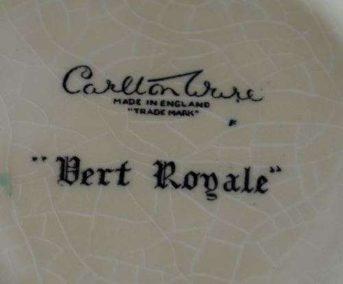 VERT ROYALE SPIDER WEB CARLTON WARE DISH from SUEZYT